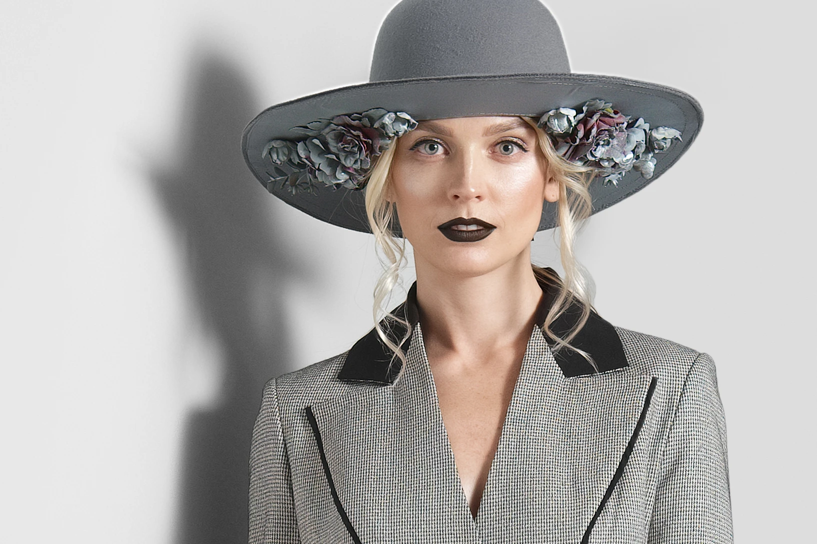 Horizontal portrait head shot crop example